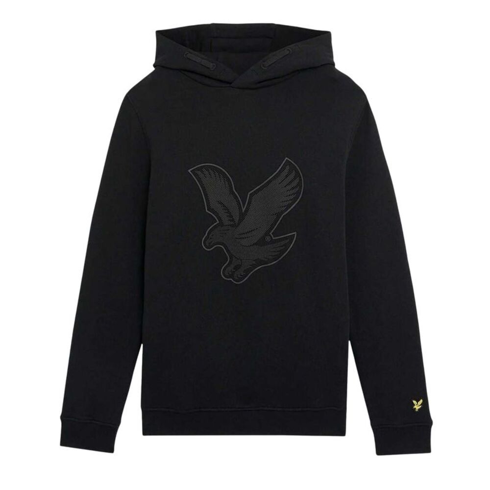 Lyle & Scott Childrens/Kids Logo Hoodie / Black